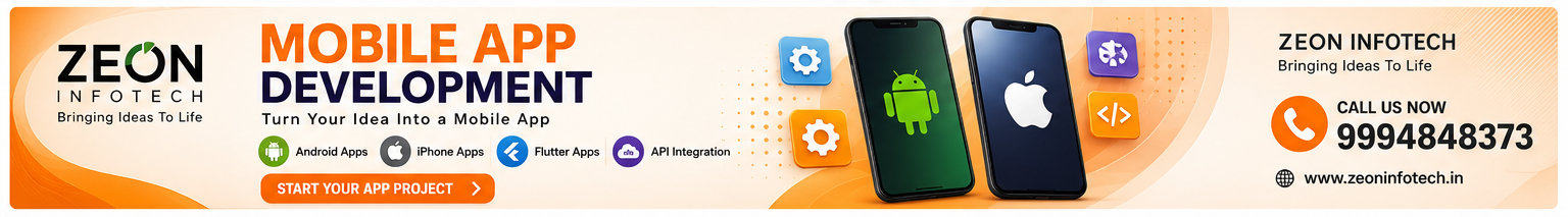 Zeon Infotech — Mobile App Development